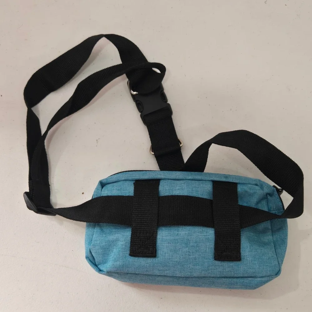 PetAmi Dog Walking Pack Waist Bag Blue Reflective Treat Pouch Waste Dispenser